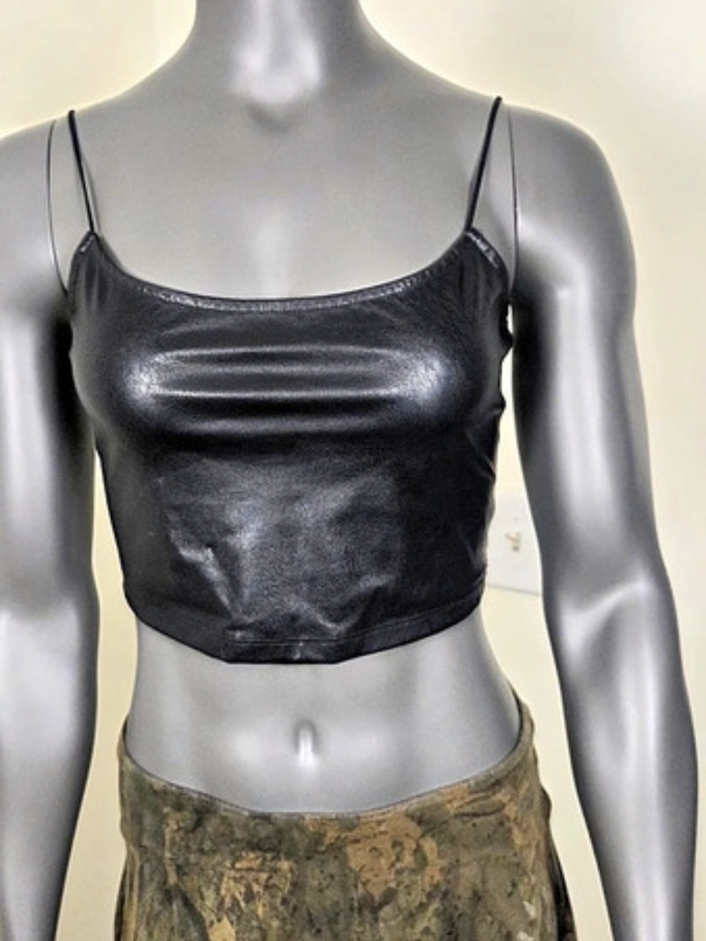 Aeropostale Seriously Soft Bungee Cami Black Size Small